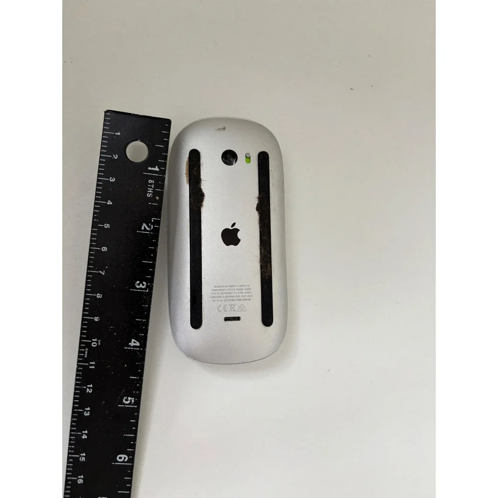 Apple Magic Mouse 2 White Silver Wireless Bluetooth Rechargeable Model A1657